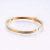 304 Stainless Steel Bangles BJEW-P222-08G-3