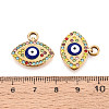 304 Stainless Steel Rhinestone Pendants STAS-N110-50B-G-3