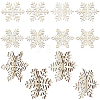 4 Styles Christmas Theme Unfinished Wood Solid Display Decorations DJEW-WH20002-21C-1