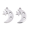 201 Stainless Steel Pendants STAS-S081-010-1