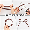 10M Round Cowhide Leather Cord WL-CL0001-32B-01-6