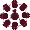 20Pcs Gourd Velvet Drawstring Bags TP-BBC0001-07A-05-1