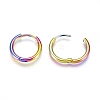 304 Stainless Steel Huggie Hoop Earrings EJEW-G272-02-12mm-M-3