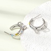 Brass Enamel Stud Earrings KK-CBA8324-23P-04-2