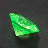 Acrylic Rhinestone Pointed Back Cabochons LS-GACR-WH0001-01F-2