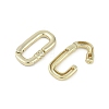 Brass Spring Gate Rings KK-Z078-01G-2