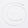 304 Stainless Steel Chain Necklace X-NJEW-H453-04S-1