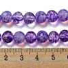 Baking Painted Glass Bead Strands GLAA-G116-02B-4