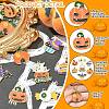 35Pcs 7 Styles Halloween Alloy Enamel Pendant ENAM-CJ0003-98-3