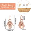 SUPERFINDINGS 30Pcs 3 Colors Rack Plating Alloy European Dangle Charms MPDL-FH0001-06-2