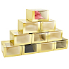 Foldable Cardboard Gift Cap Storage Boxes with Clear PVC Window CON-WH0099-66C-1