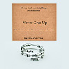 304 Stainless Steel Rotating Cuff Rings FS-WG14209-05-1