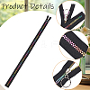 4Pcs #5 Nylon Coil Zippers Rainbow Zipper Tape SENE-CY0001-13B-01-6