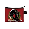 Christmat Letter Printed Polyester Wallets with Zipper PW-WGB27ED-25-1