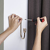 Zinc Alloy U Shape Hook Hangers Curtain SW-TAC0002-08C-6