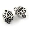 Tibetan Style Alloy Cord Ends TIBEP-S300-31AS-RS-2