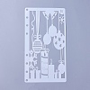 Plastic Drawing Painting Stencils Templates DIY-WH0143-18I-1