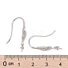 925 Sterling Silver Dangle Earring Findings STER-L057-044P-3