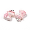 Opaque Resin Pendants X-RESI-J023-14A-2