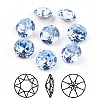 Pointed Back & Back Plated K9 Glass Rhinestone Cabochons RGLA-J012-10mm-211-1