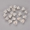 Plated Iron Bell Filigree Bead Caps X-IFIN-S696-46S-1