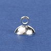 Alloy Bead Cap Pendant Bails PALLOY-WH0111-46S-1