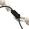 Dyed Lava Rock with Shells NJEW-Z031-01C-3