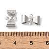 304 Stainless Steel Connector Charms STAS-P363-01P-3