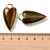 Natural Tiger Eye Pendants G-K347-01G-08-3