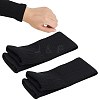 Polyester Elastic Fiber Ribbing Fabric for Cuffs Waistbands Neckline Collar Trim LS-SENE-WH0003-20B-1