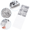 CRASPIRE 2Pcs 2 Styles Plastic Embossing Folders DIY-CP0008-89-6