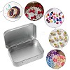 4Pcs Iron Jewelry Storage Boxes with Hinged Lid CON-SP0001-20B-4