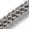Men's Alloy Wheat Chain Bracelets X-BJEW-T014-09AS-3
