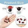 Handmade Lampwork Beads LAMP-YW0002-01A-3