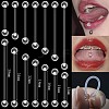 Acrylic Tongue Rings WG0B40E-03-1