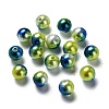 Rainbow ABS Plastic Imitation Pearl Beads OACR-Q174-4mm-16-1