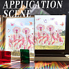 Waterproof PVC Window Stickers DIY-WH20053-13F-4