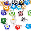20Pcs Handmade Millefiori Glass Charms PALLOY-TADJ00003-2