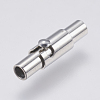 Tarnish Resistant 304 Stainless Steel Magnetic Clasps STAS-O114-009P-2