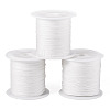 3 Rolls 3 Styles Nylon Braided Cord NWIR-TADJ00001-01-1