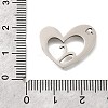 201 Stainless Steel Pendants STAS-A116-01P-01-3