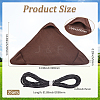 Outdoor Triangular Stool Cloth AJEW-WH20022-09B-2