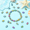 80Pcs 2 Colors Electroplate Glass Beads EGLA-SC0001-54A-5