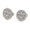 304 Stainless Steel Stud Earring Cabochon Settings EJEW-I281-05P-1