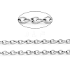 Tarnish Resistant 304 Stainless Steel Cable Chains CHS-S006-JA607-2-2