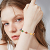 2Pcs Round Natural Mixed Gemstone Beads Bracelets for Women BJEW-UN00019-5