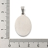 Non-Tarnish 304 Stainless Steel Pendants STAS-C102-09C-P-3