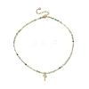 Summer Beach 304 Stainless Steel Pendant Necklaces for Women NJEW-JN05241-02-4