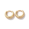 Texture Rings Brass Hoop Earrings for Women LS-EJEW-B056-02G-01-1