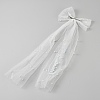 Long Gauze Bowknot Alligaor Hair Clips OHAR-JOY0001-02-2